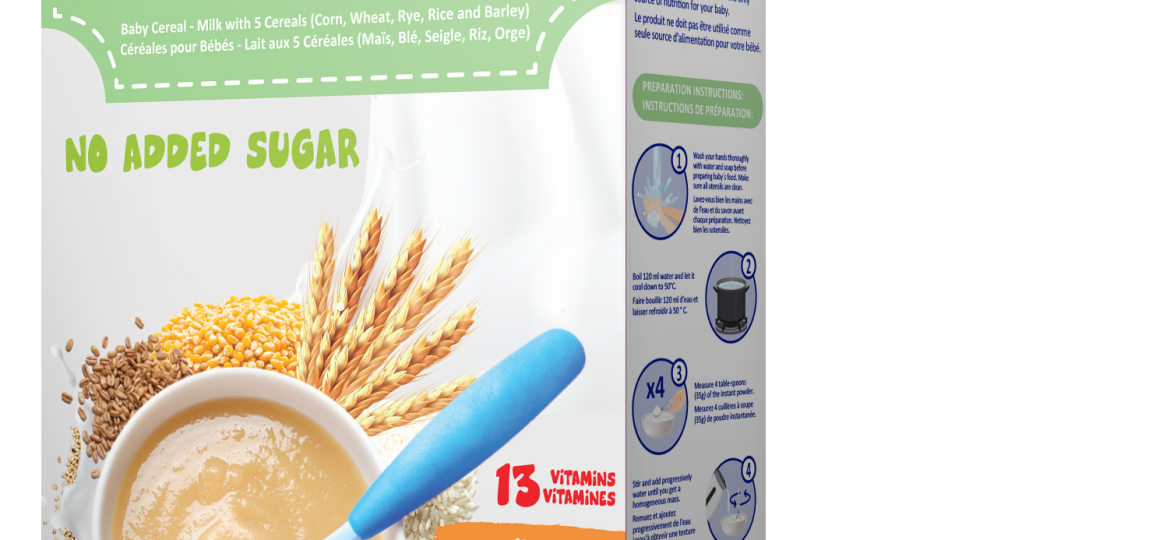 Baby feeding cereals
