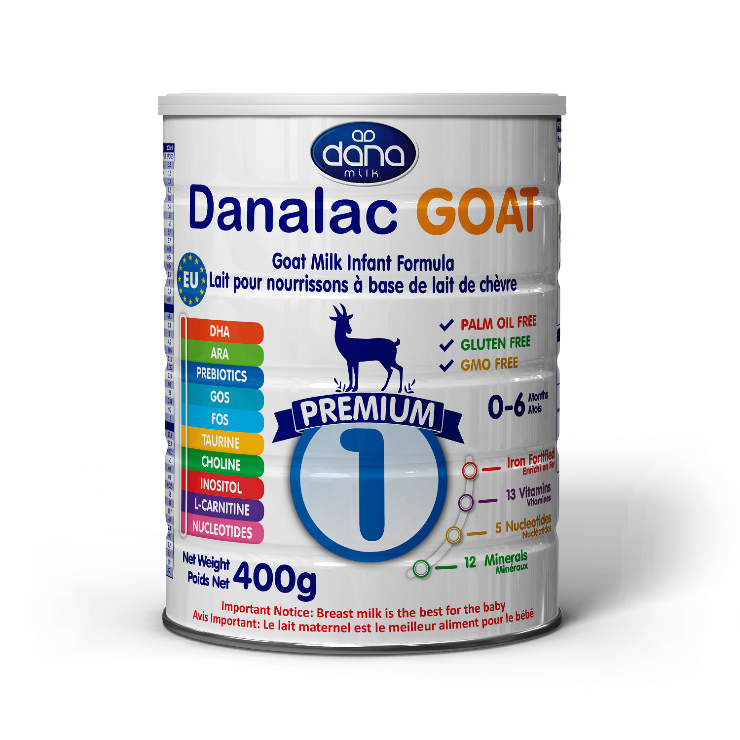 DANALAC Infant Formula with Goat Milk stage 1