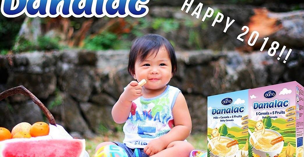 DANALAC Five Fruits Baby Cereal Wishes You Happy X-mas Eve